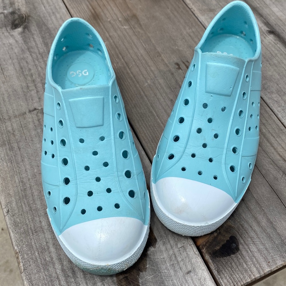 DSG Light Blue Eva Slip On Water Shoes Size 3
